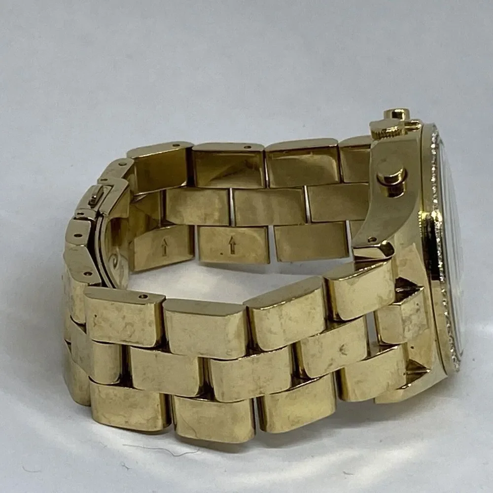 Marc Jacobs MBM3105 Women's Gold Stainless Steel Analog Dial Quartz Watch XX899
